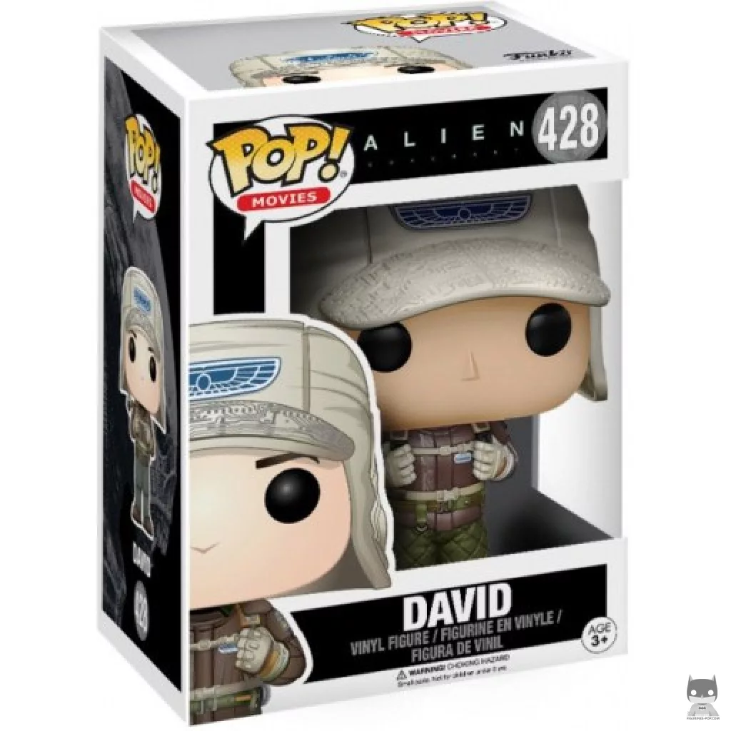 Figura Funko Pop! David en su caja