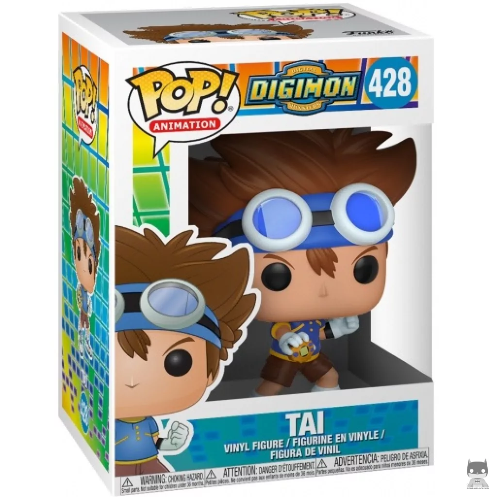 Figura Funko Pop! Tai Kamiya en su caja