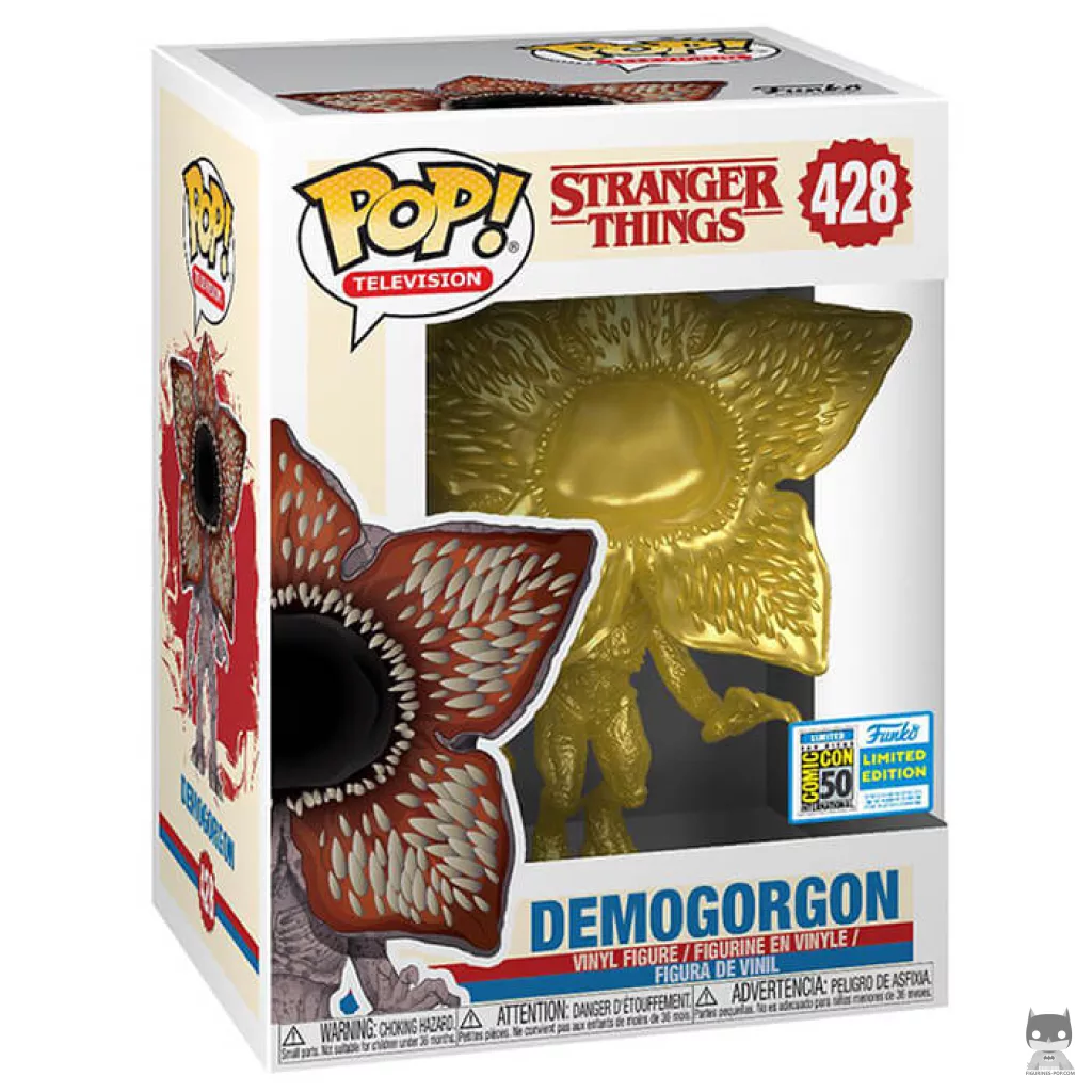 Figura Funko Pop! Demogorgon (Dorado) en su caja