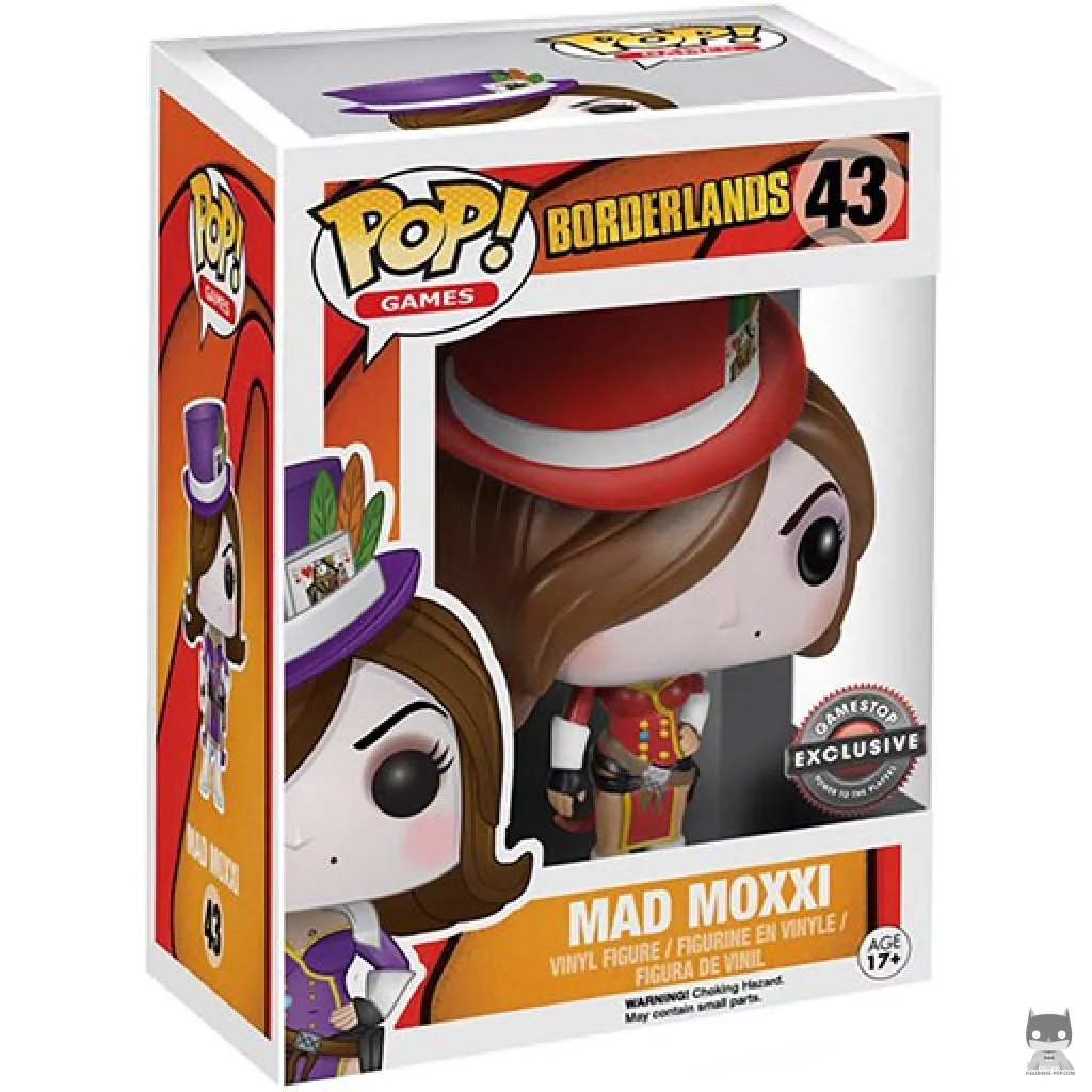 Figura Funko Pop! Mad Moxxi (Rojo) en su caja