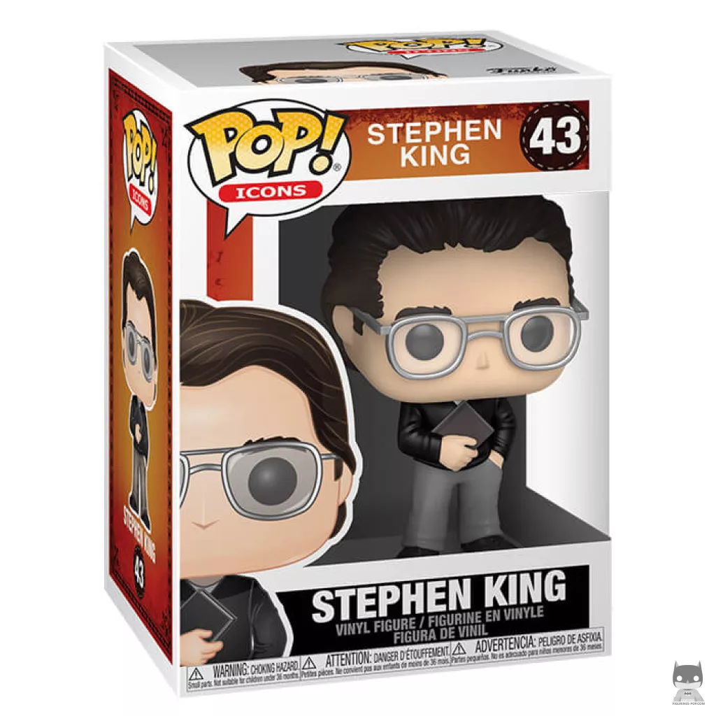 Figura Funko Pop! Stephen King en su caja