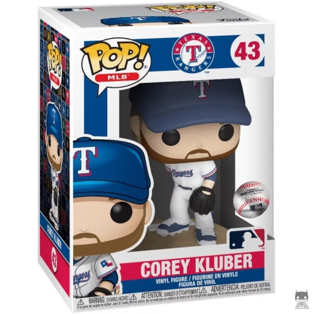 Figura Funko Pop! Corey Kluber en su caja