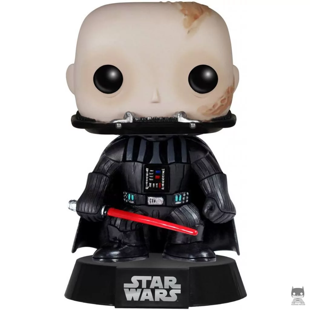 Figura Funko Pop! Darth Vader sin máscara (Star Wars: Episodio I, La amenaza fantasma)