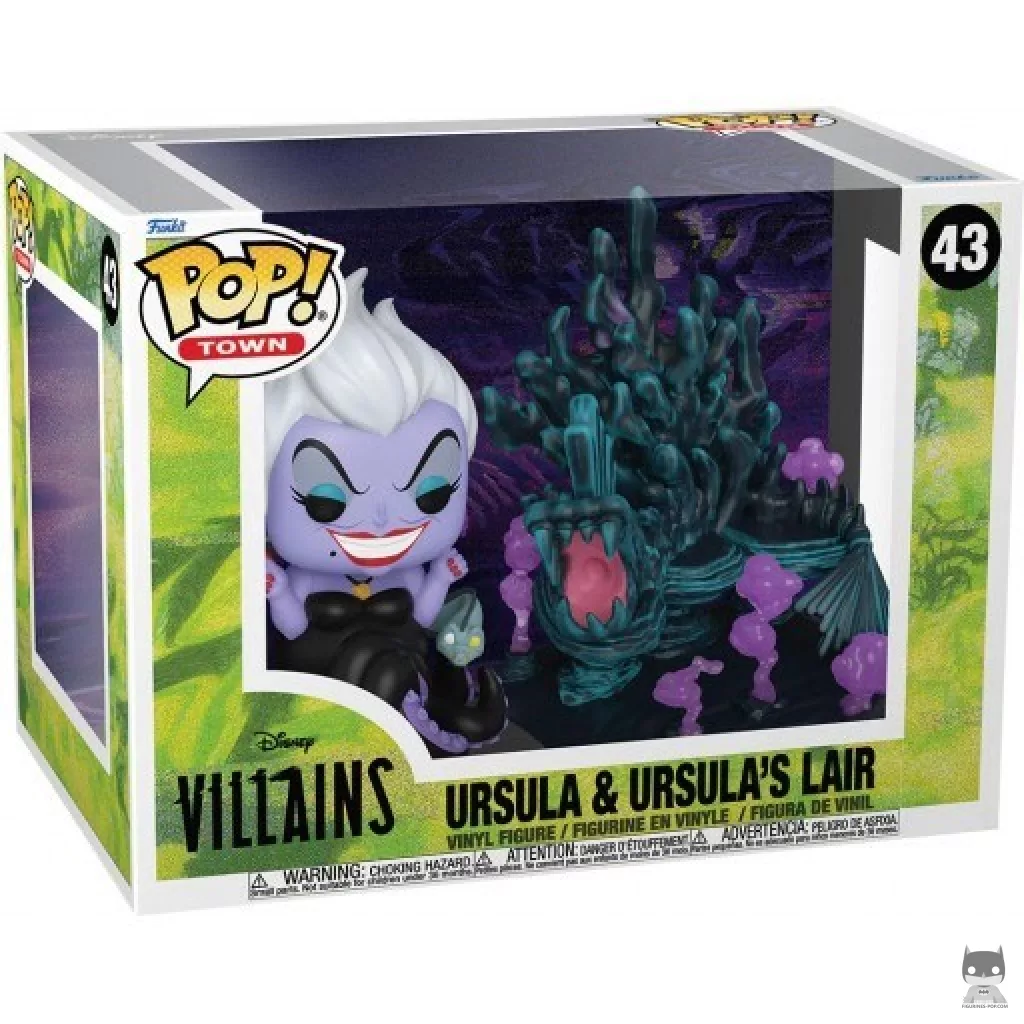 Figura Funko Pop! Úrsula & la guarida de Úrsula en su caja