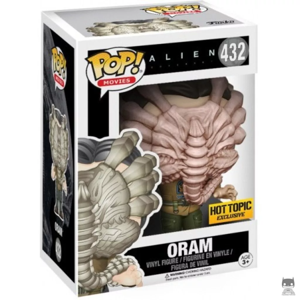 Figura Funko Pop! Oram con facehugger en su caja