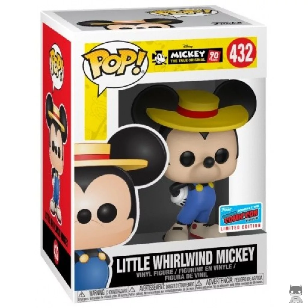 Figura Funko Pop! Mickey Mouse Pequeño torbellino en su caja
