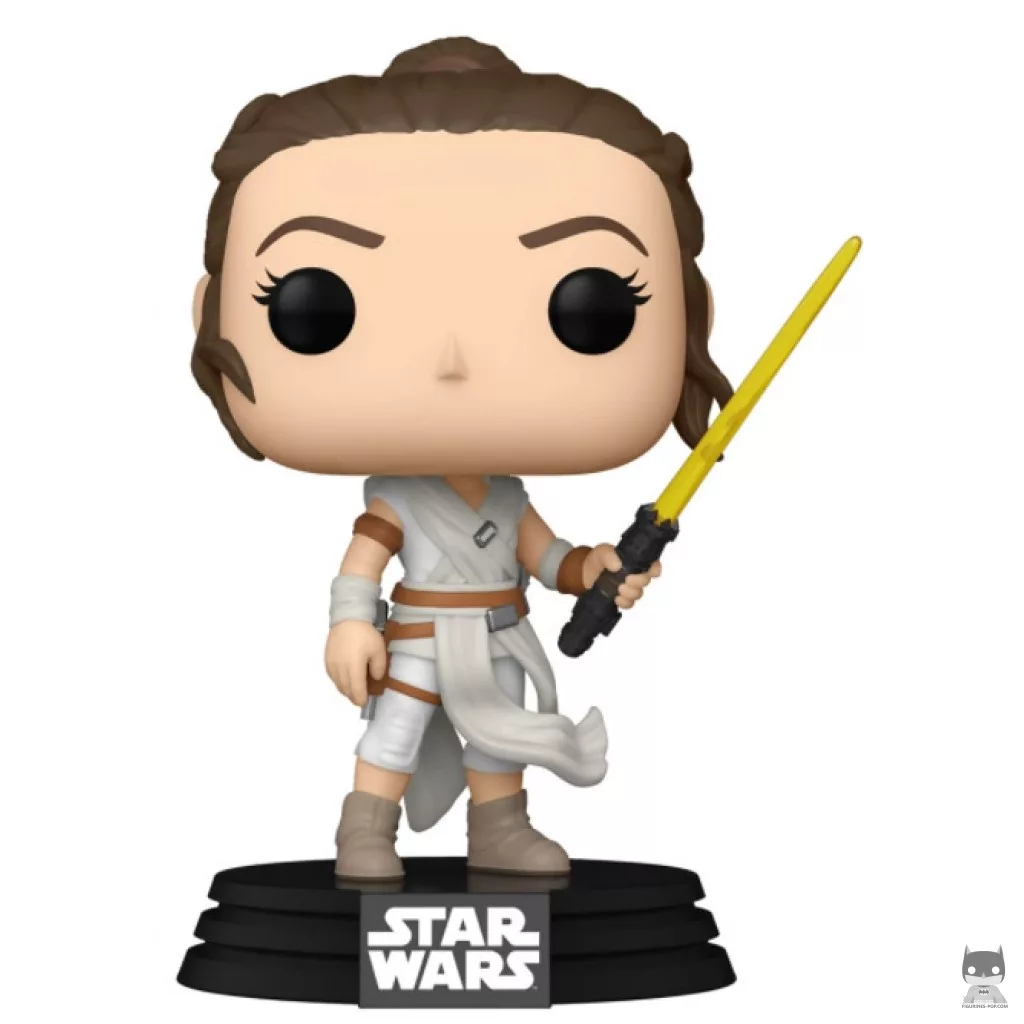 Figura Funko Pop! Rey con sable de luz amarillo (Star Wars: Episodio IX, El ascenso de Skywalker)