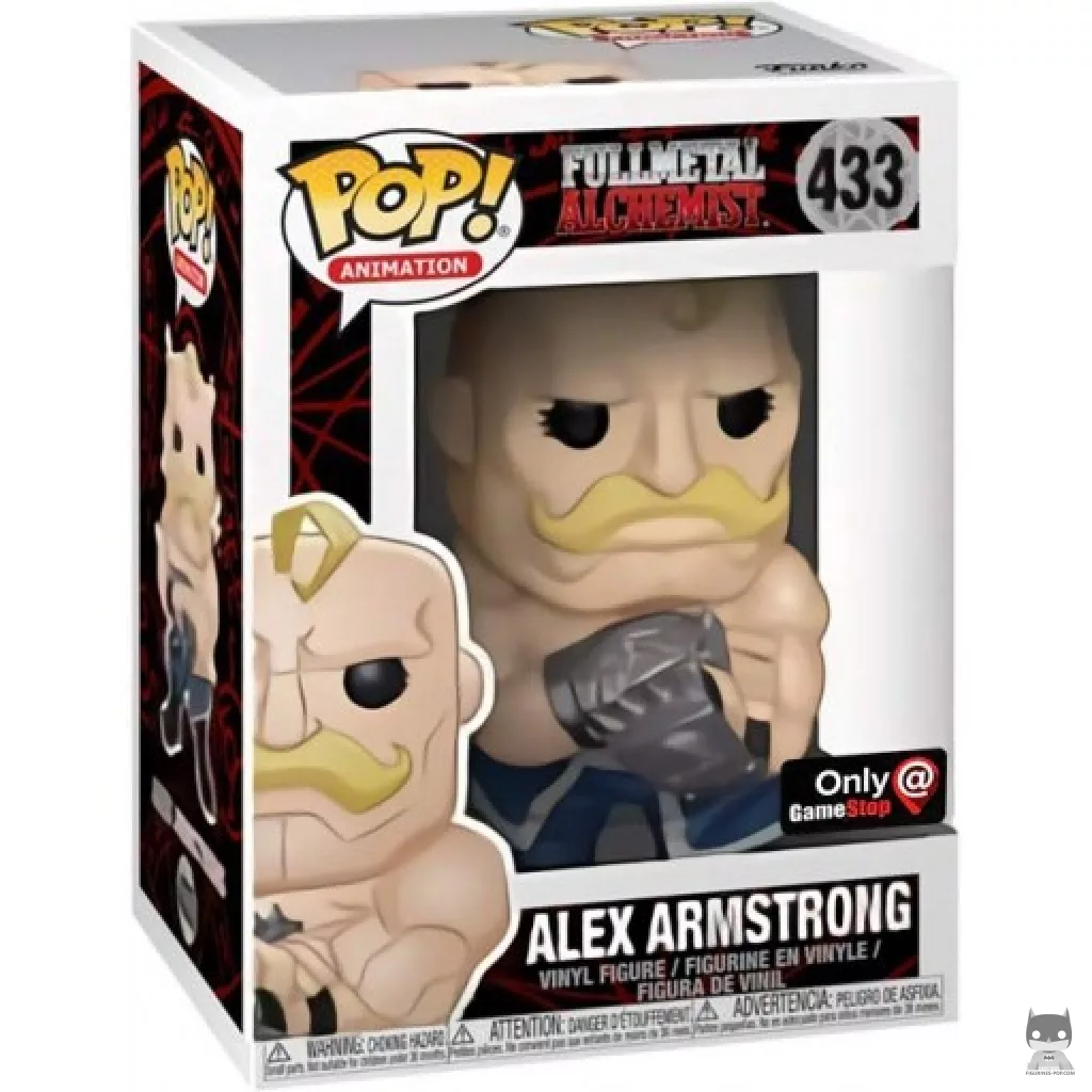 Figura Funko Pop! Alex Armstrong en su caja