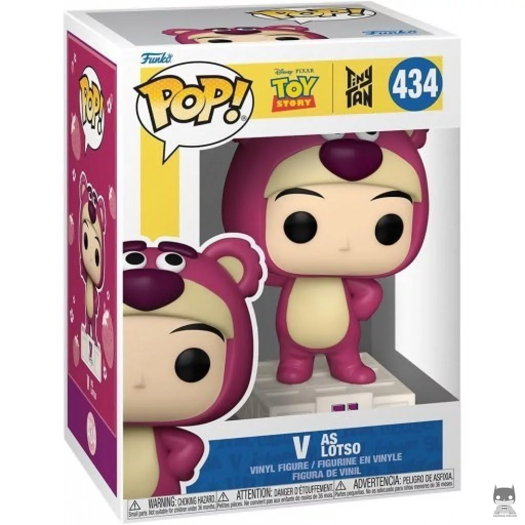 Figura Funko Pop! V como Lotso en su caja