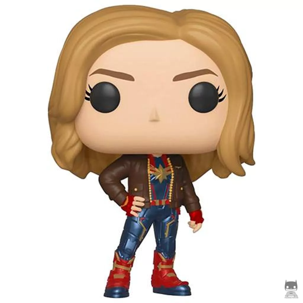 Figura Funko Pop! Capitana Marvel (Chaqueta marrón) (Captain Marvel)