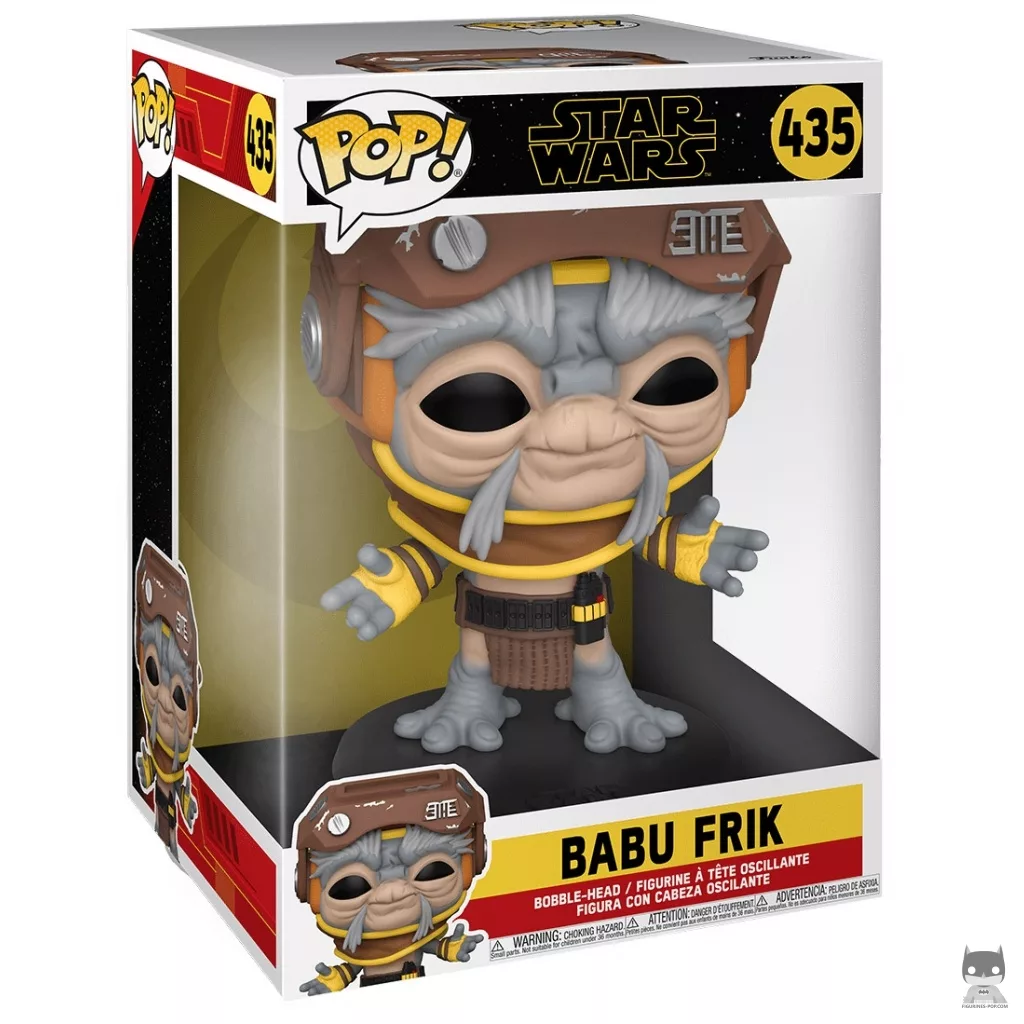 Figura Funko Pop! Babu Frik (Supersized) en su caja