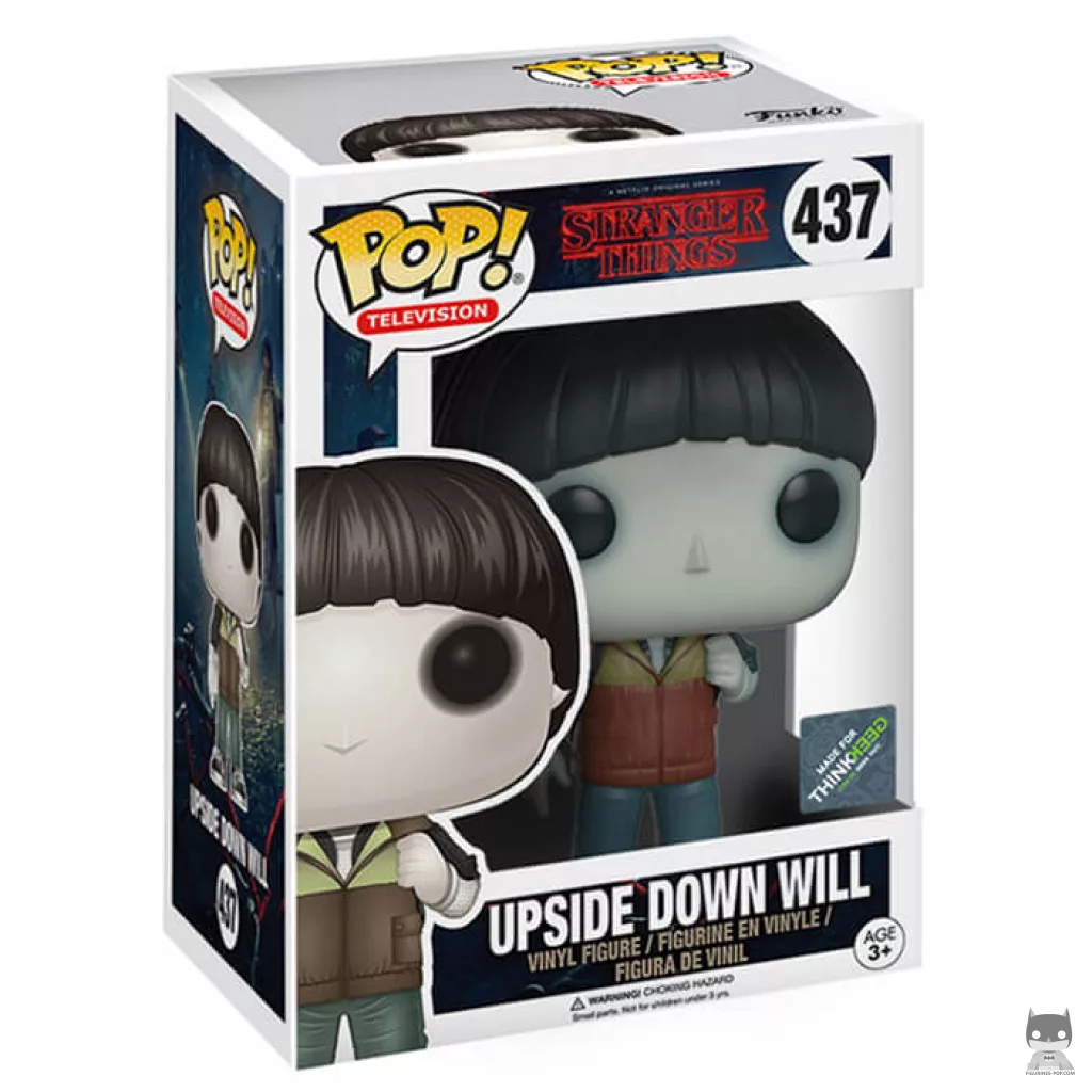 Figura Funko Pop! Will Byers en el Mundo del Revés en su caja