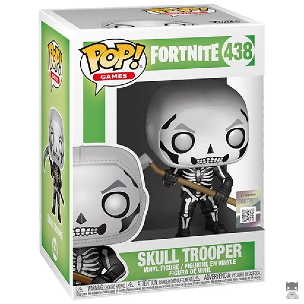 Figura Funko Pop! Skull Trooper en su caja