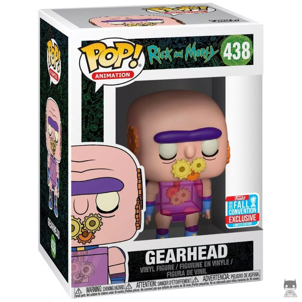Figura Funko Pop! Gearhead en su caja