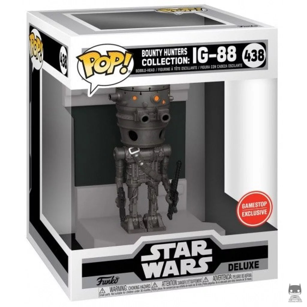 Figura Funko Pop! IG-88 (Metalizado) en su caja