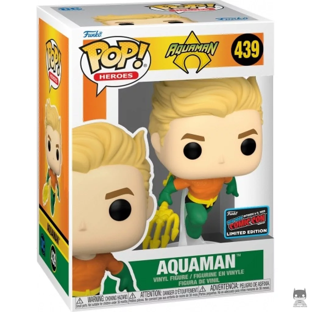 Figura Funko Pop! Aquaman en su caja