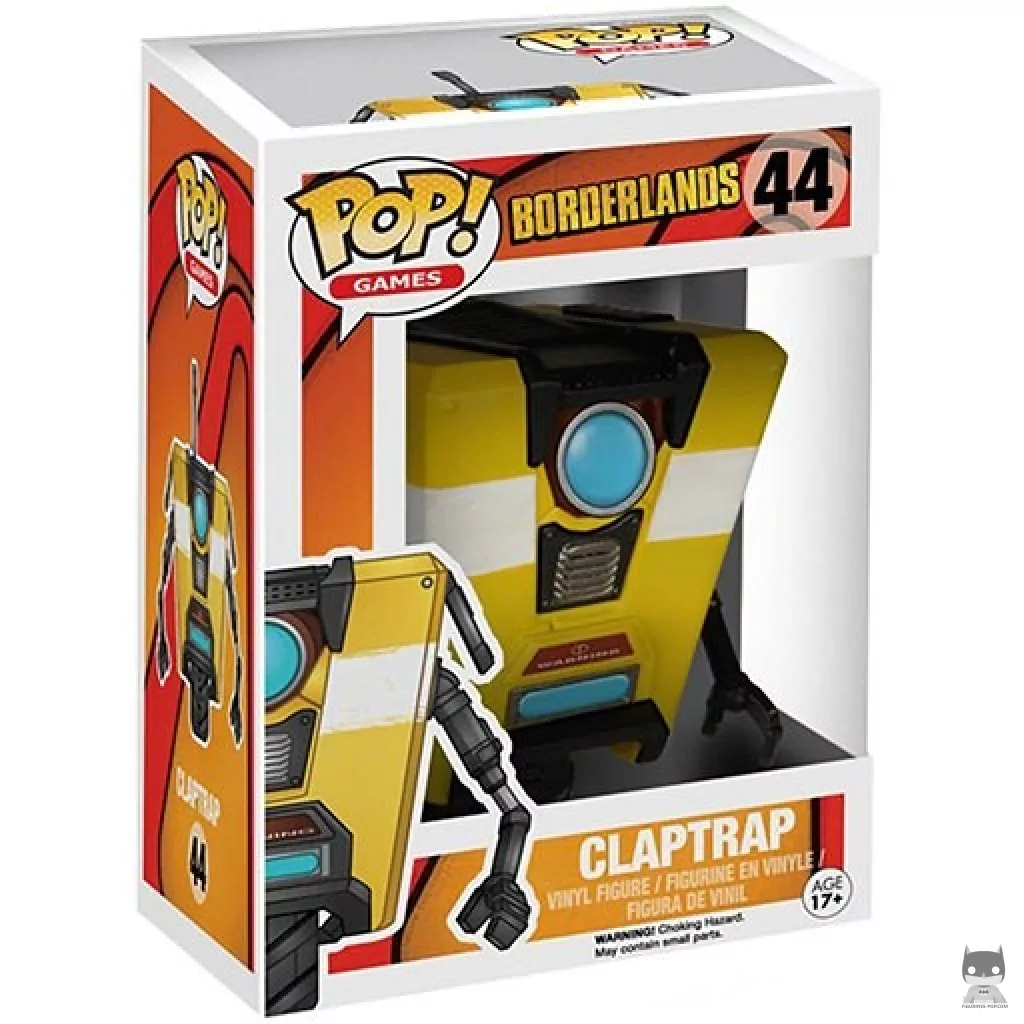 Figura Funko Pop! Claptrap en su caja