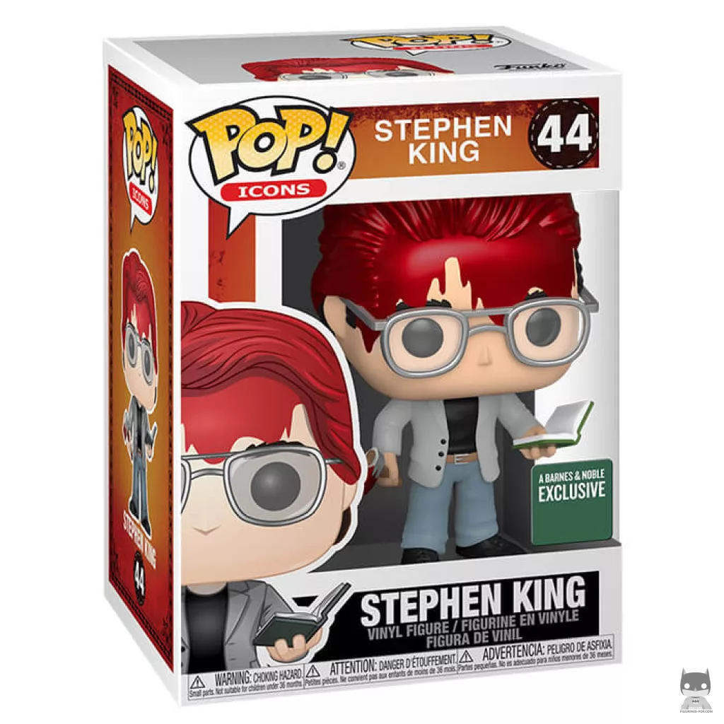 Figura Funko Pop! Stephen King en su caja