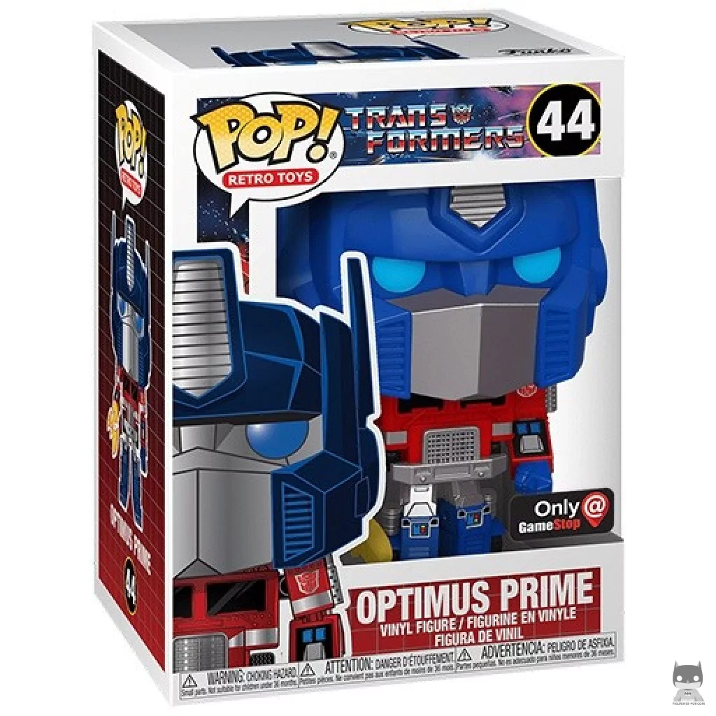 Figura Funko Pop! Optimus Prime en su caja