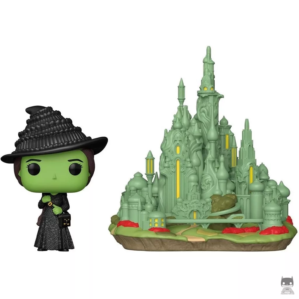 Figura Funko Pop! Elphaba con Ciudad Esmeralda (Wicked)