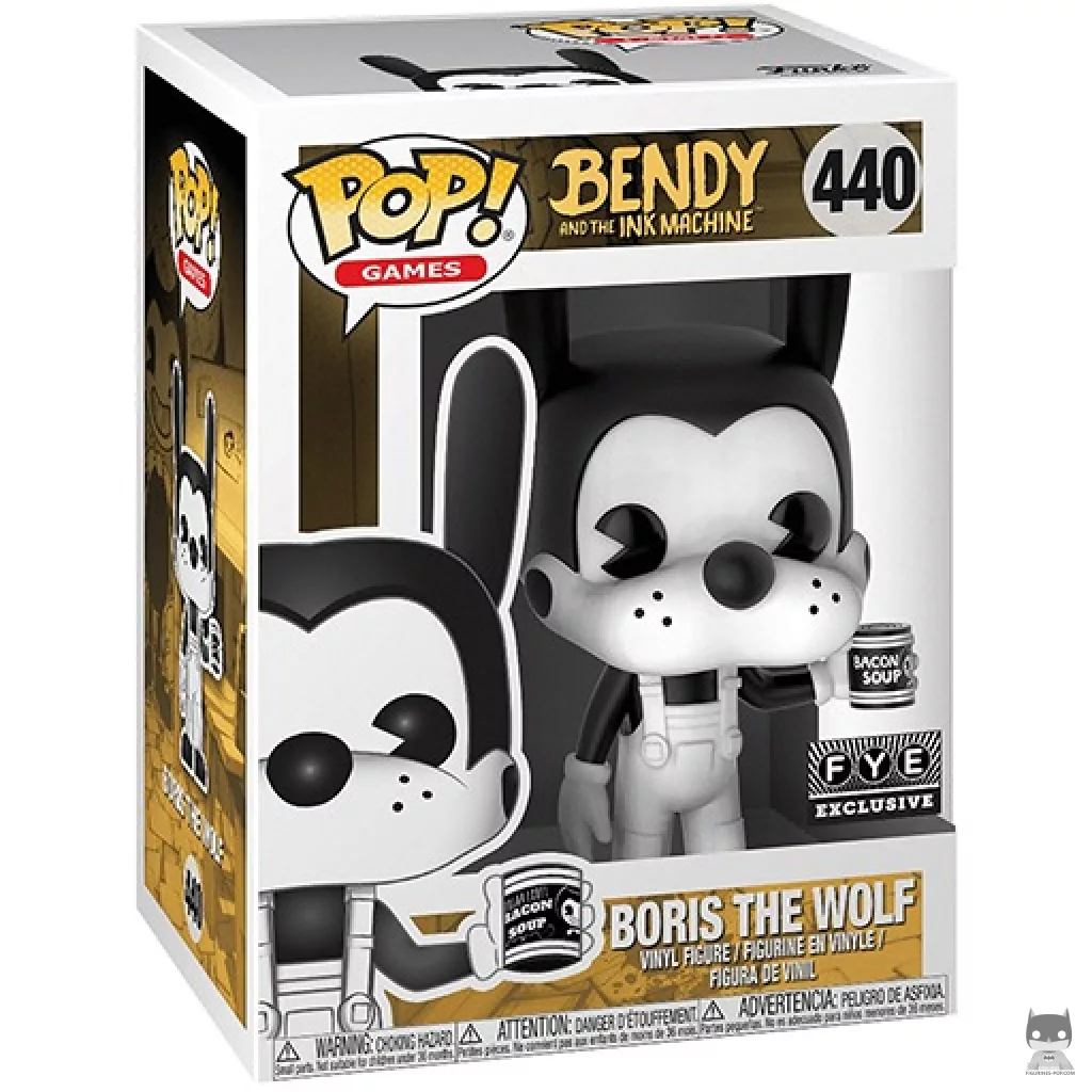 Figura Funko Pop! Boris el Lobo con lata de sopa en su caja