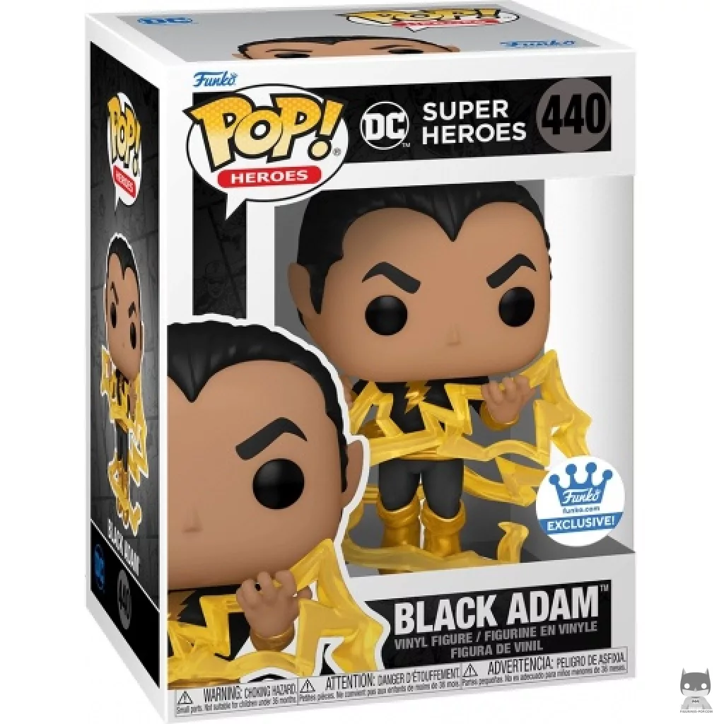 Figura Funko Pop! Black Adam en su caja