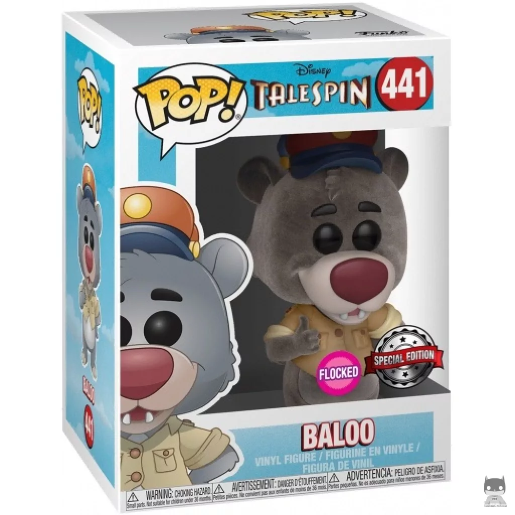 Figura Funko Pop! Baloo Bear (Flocado) en su caja
