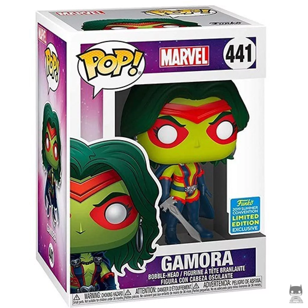 Figura Funko Pop! Gamora en su caja