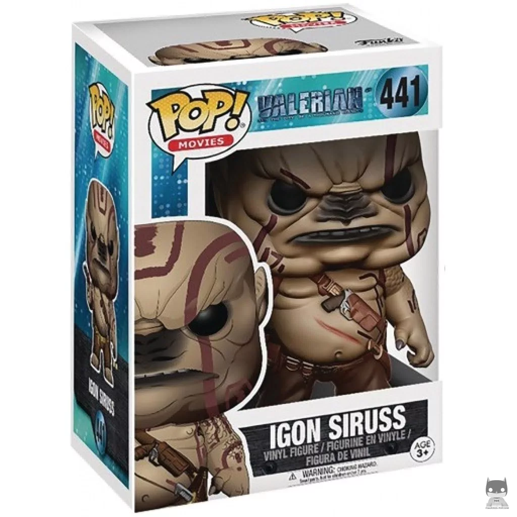 Figura Funko Pop! Igon Siruss en su caja