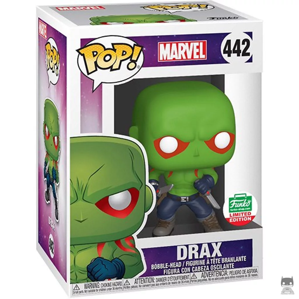 Figura Funko Pop! Drax en su caja
