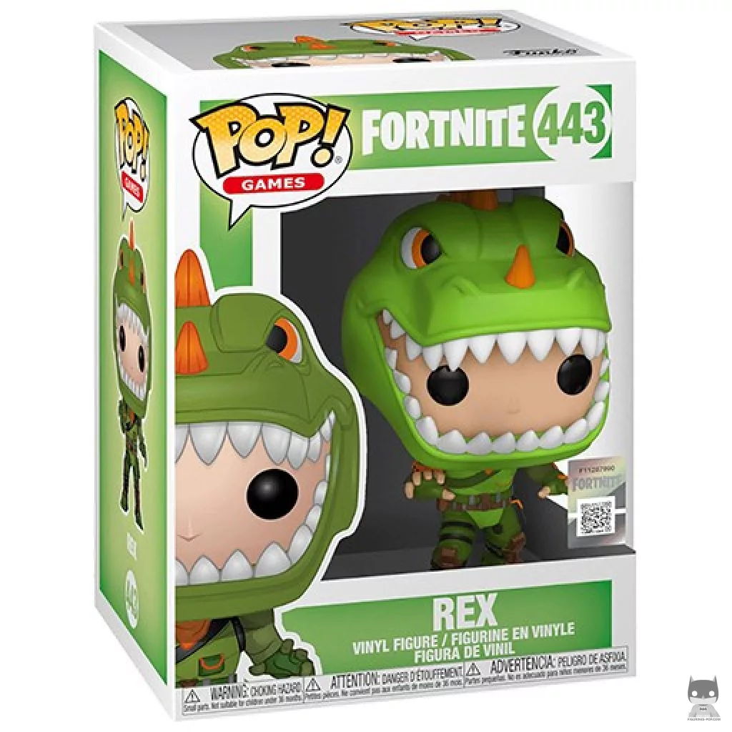 Figura Funko Pop! Rex en su caja