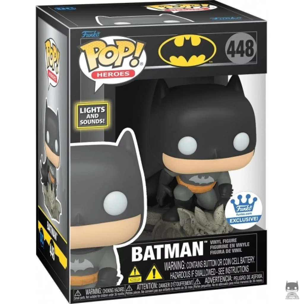 Figura Funko Pop! Batman (Luces y sonido) en su caja