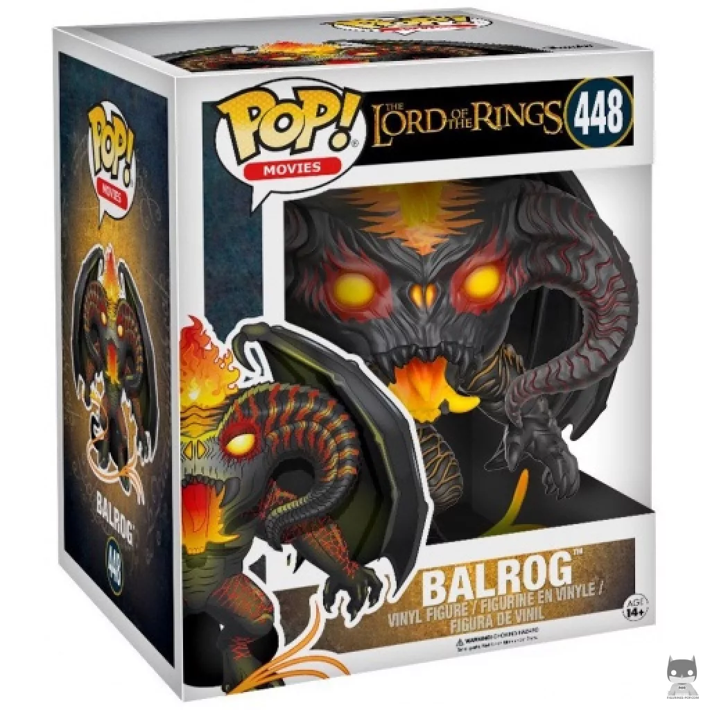 Figura Funko Pop! Balrog (Supersized) en su caja