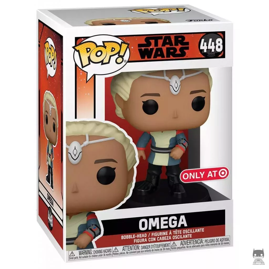 Figura Funko Pop! Omega en su caja