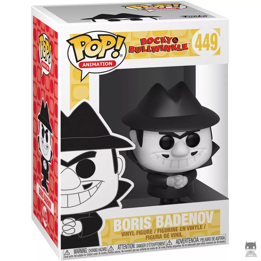 Figura Funko Pop! Boris Badenov en su caja