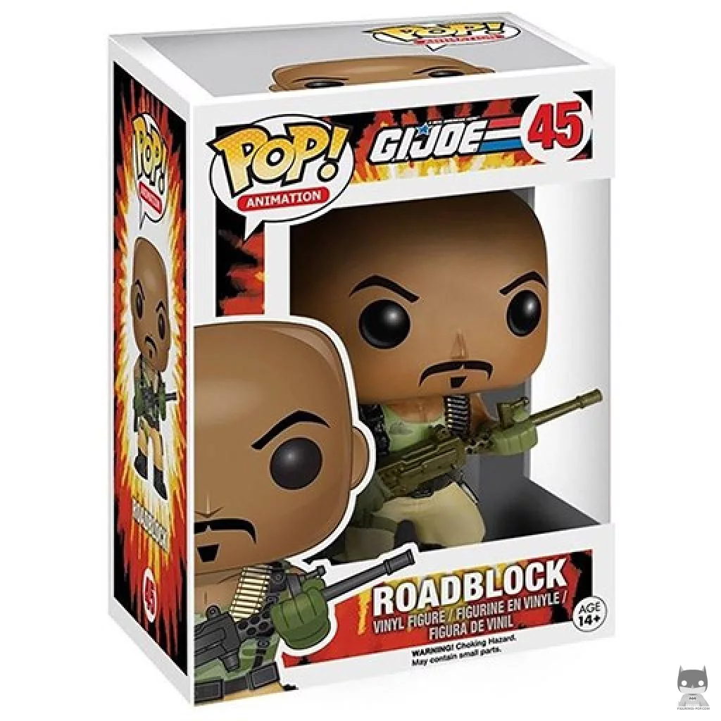 Figura Funko Pop! Roadblock en su caja