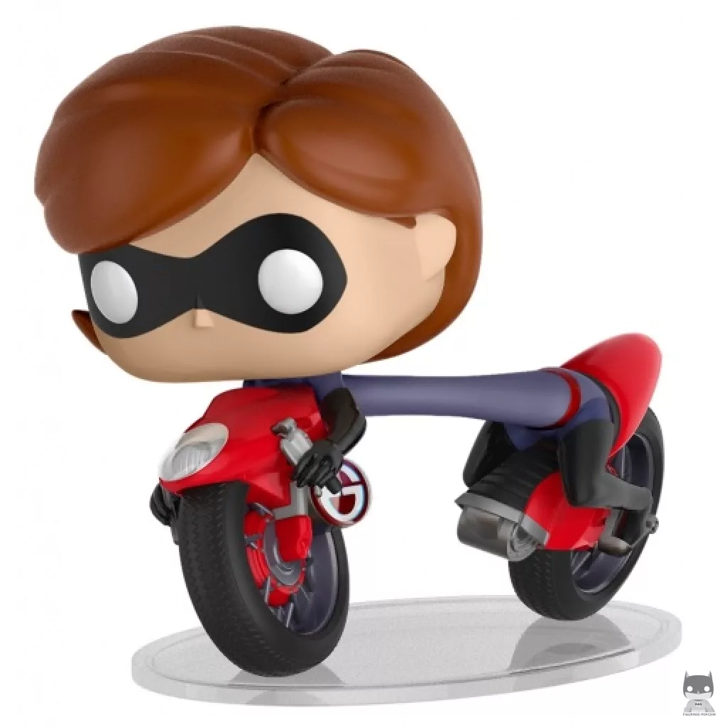 Figura Funko Pop! Elastigirl en la Elasticiclo (Los Increíbles 2)