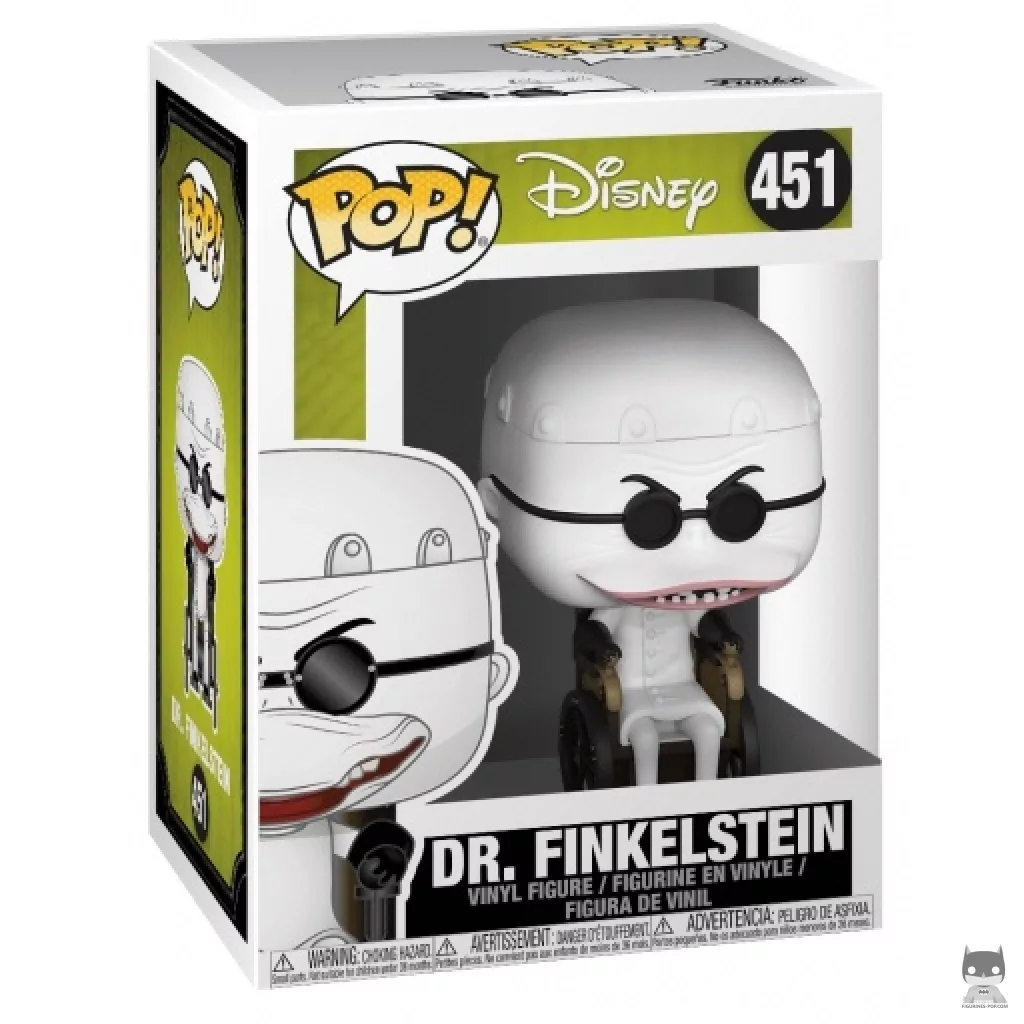 Figura Funko Pop! Dr. Finkelstein en su caja