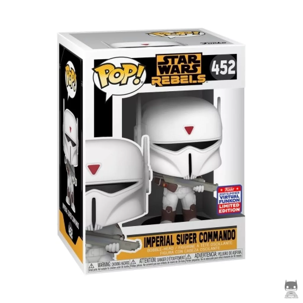 Figura Funko Pop! Supercomando imperial en su caja