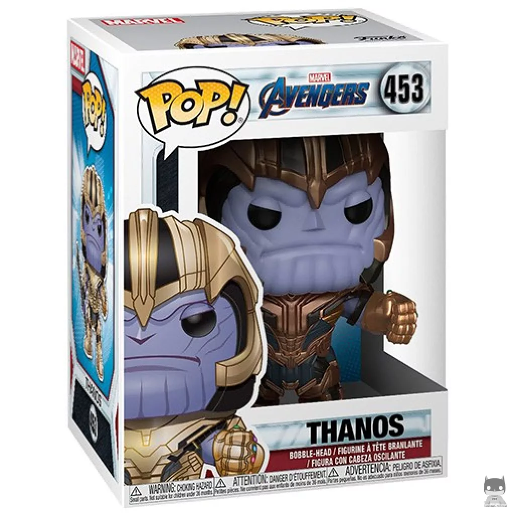Figura Funko Pop! Thanos en su caja