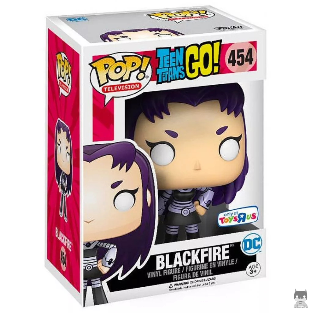 Figura Funko Pop! Blackfire en su caja