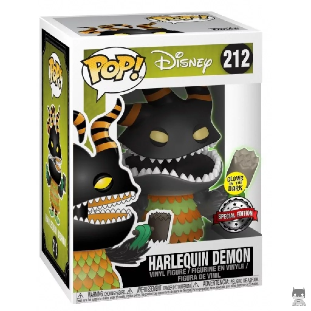 Figura Funko Pop! Demonio Arlequín en su caja
