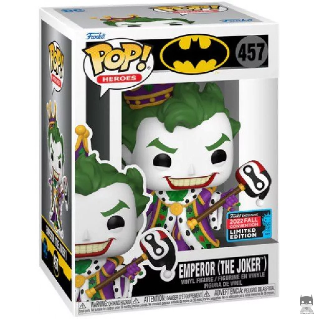 Figura Funko Pop! Joker Emperador en su caja