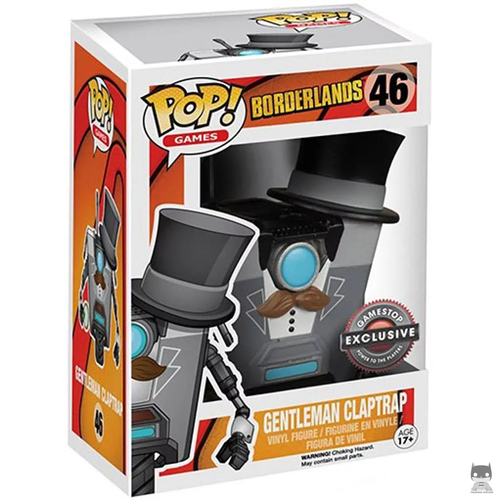 Figura Funko Pop! Claptrap (Caballero) en su caja