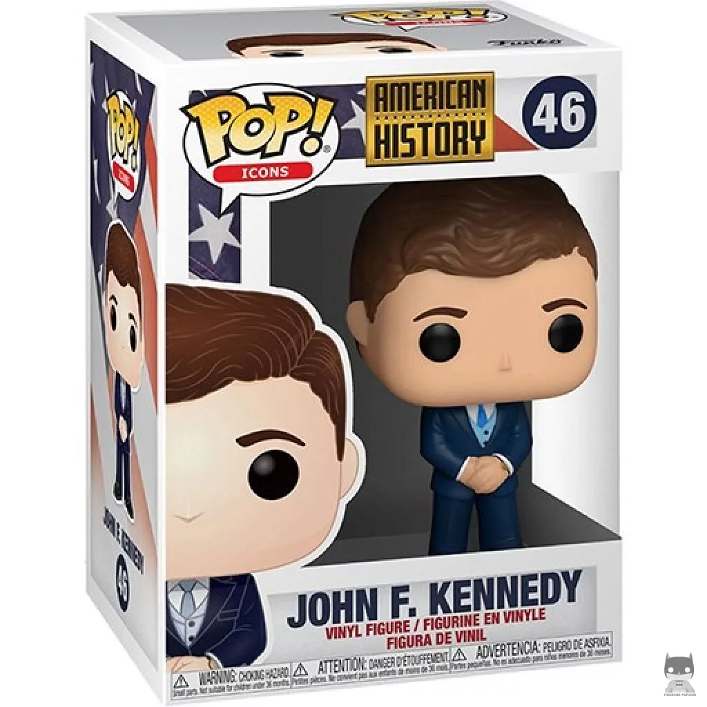 Figura Funko Pop! John F. Kennedy en su caja