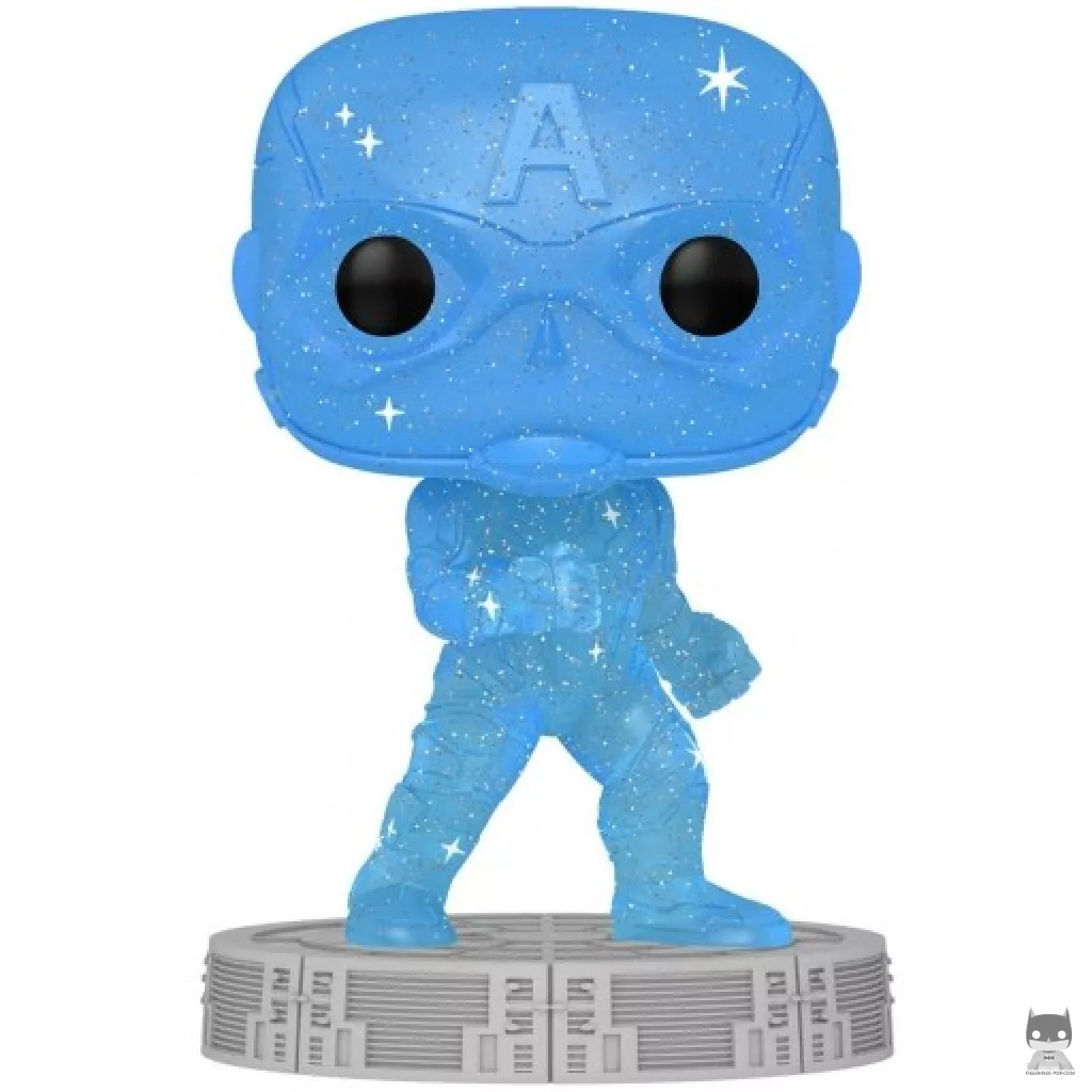 Figura Funko Pop! Capitán América (Azul) (La saga del Infinito)
