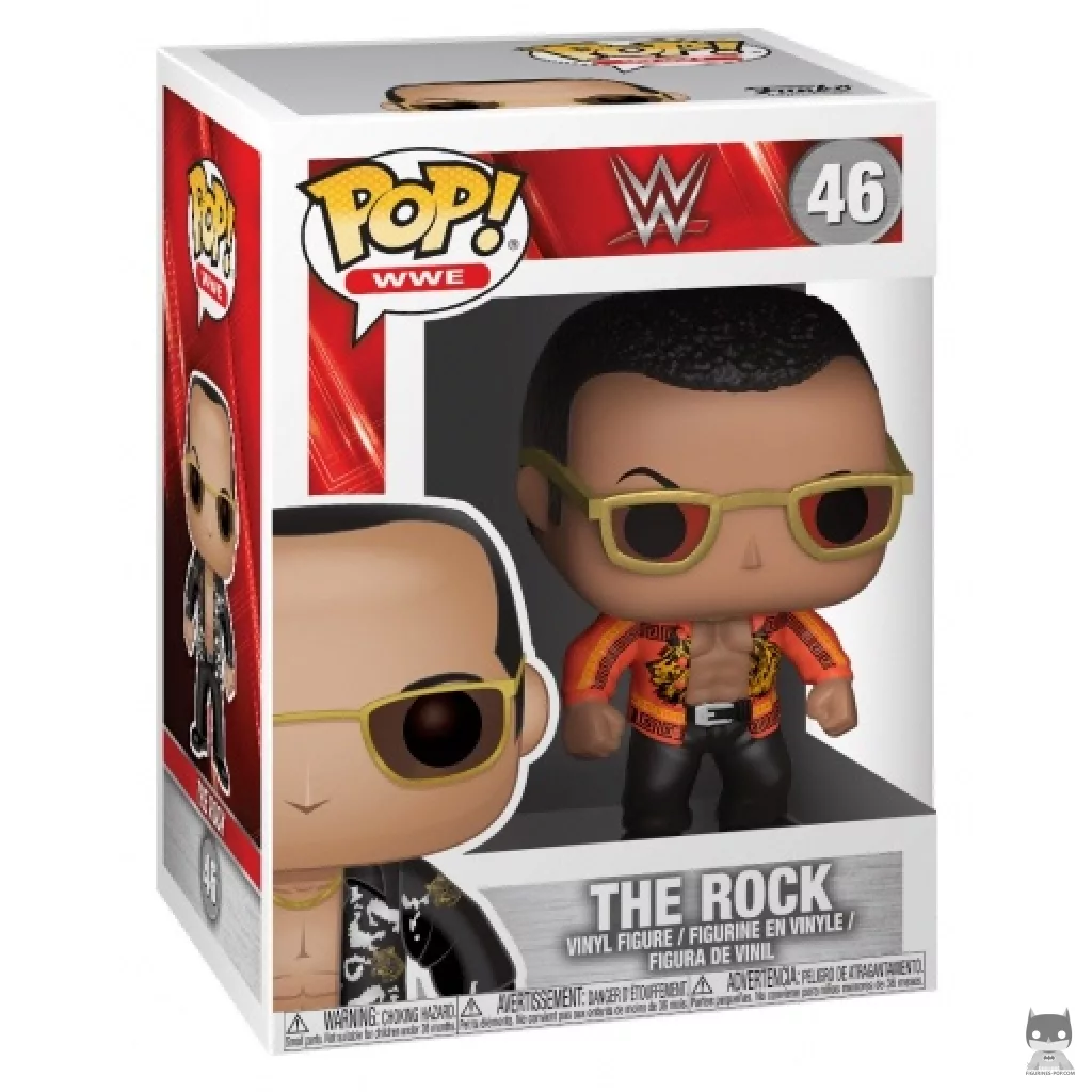 Figura Funko Pop! Dwayne "The Rock" Johnson en su caja