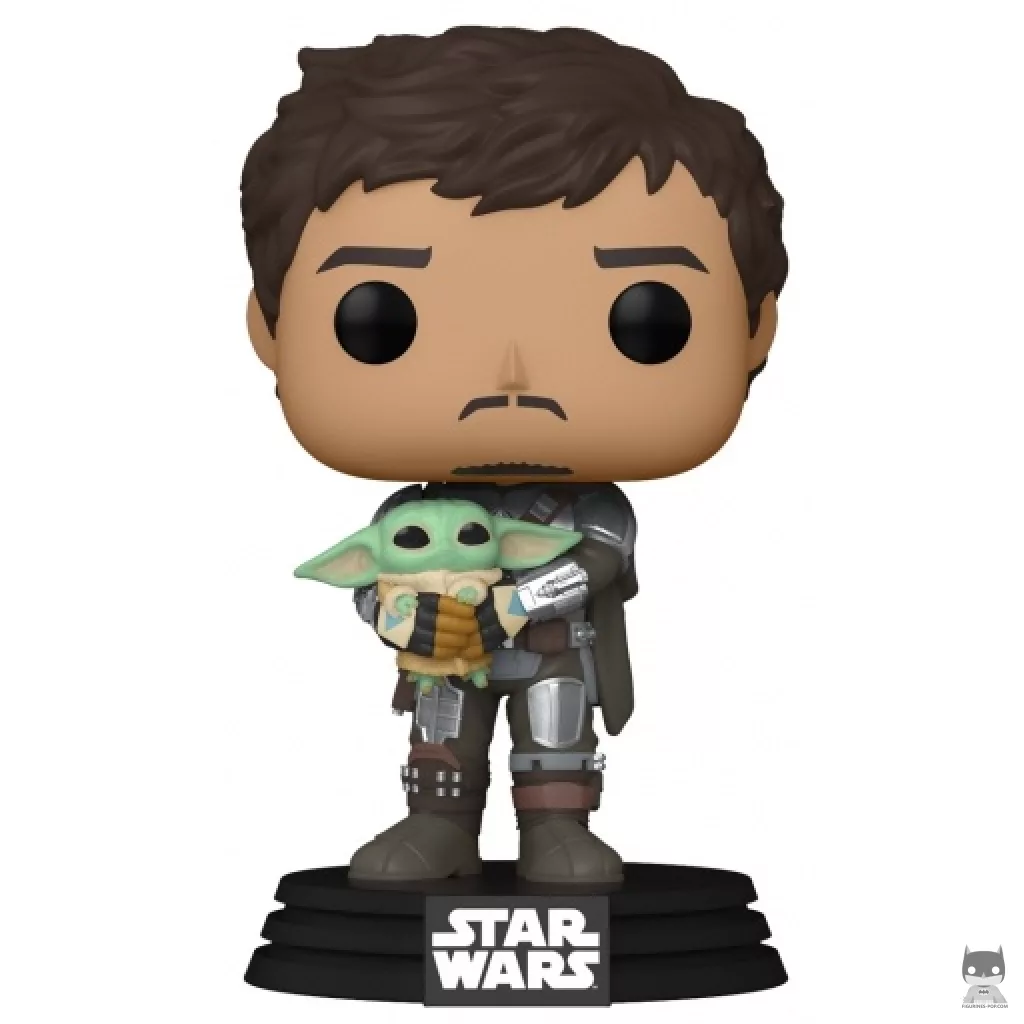 Figura Funko Pop! El Mandaloriano con Grogu (The Mandalorian (Star Wars))