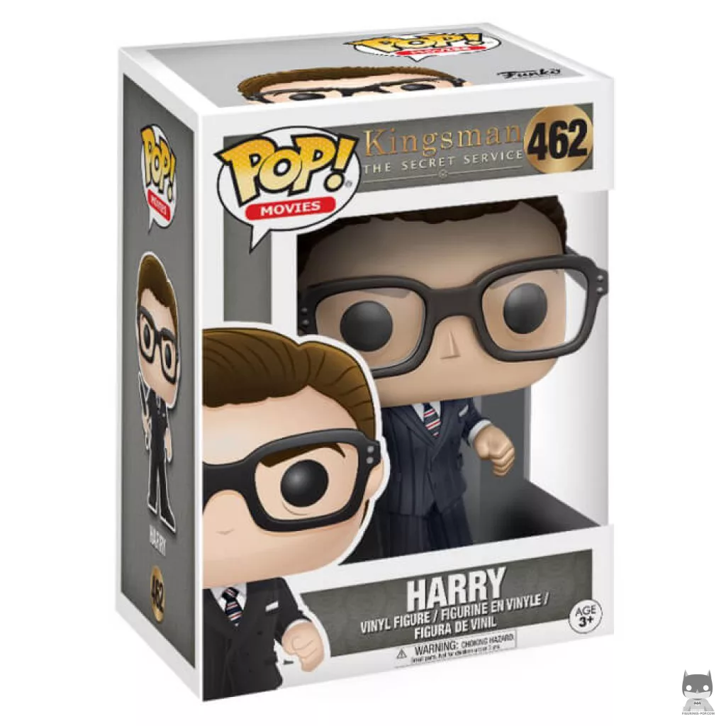 Figura Funko Pop! Harry Hart en su caja