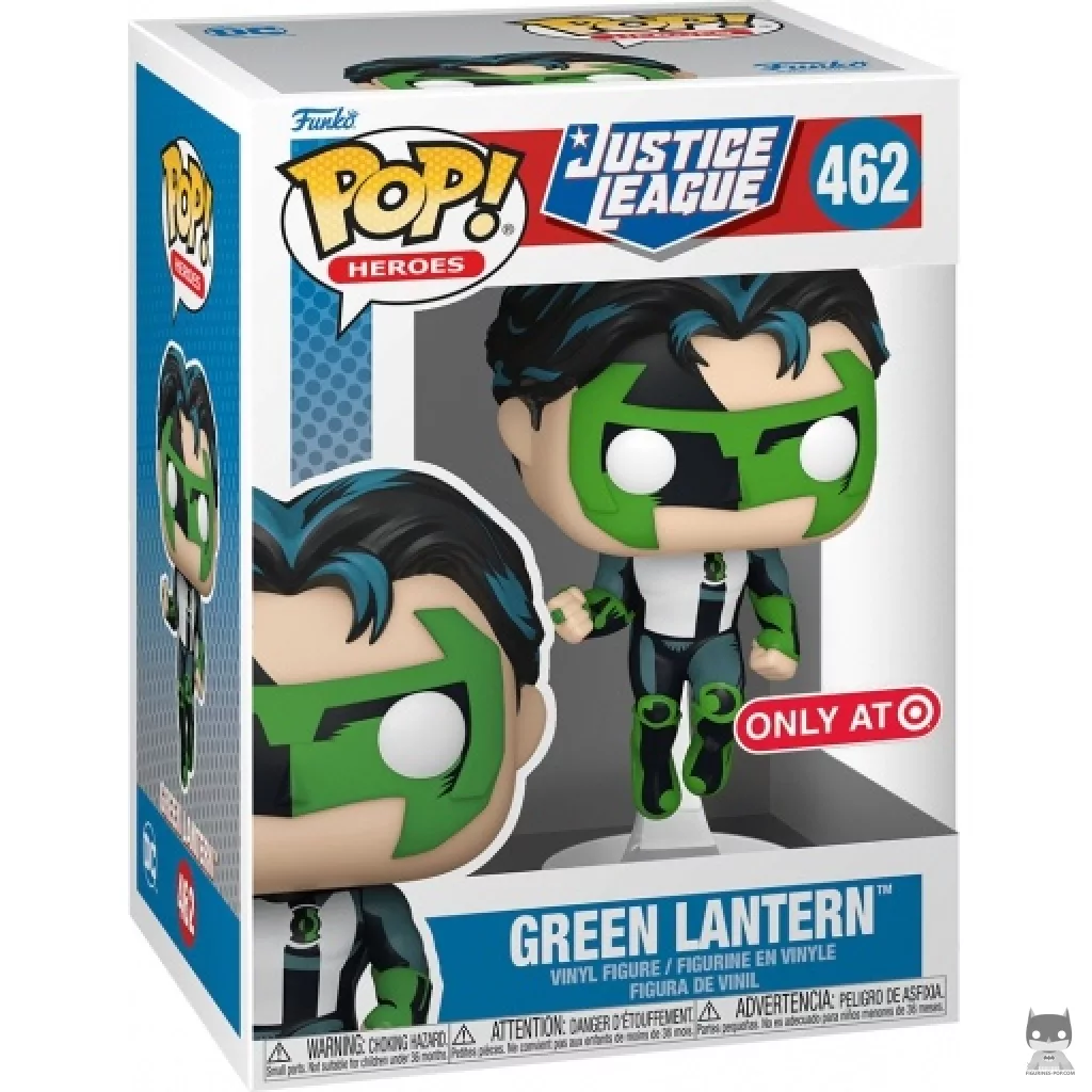 Figura Funko Pop! Linterna Verde en su caja